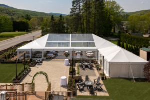 The Wentworth Inn outside area with tent