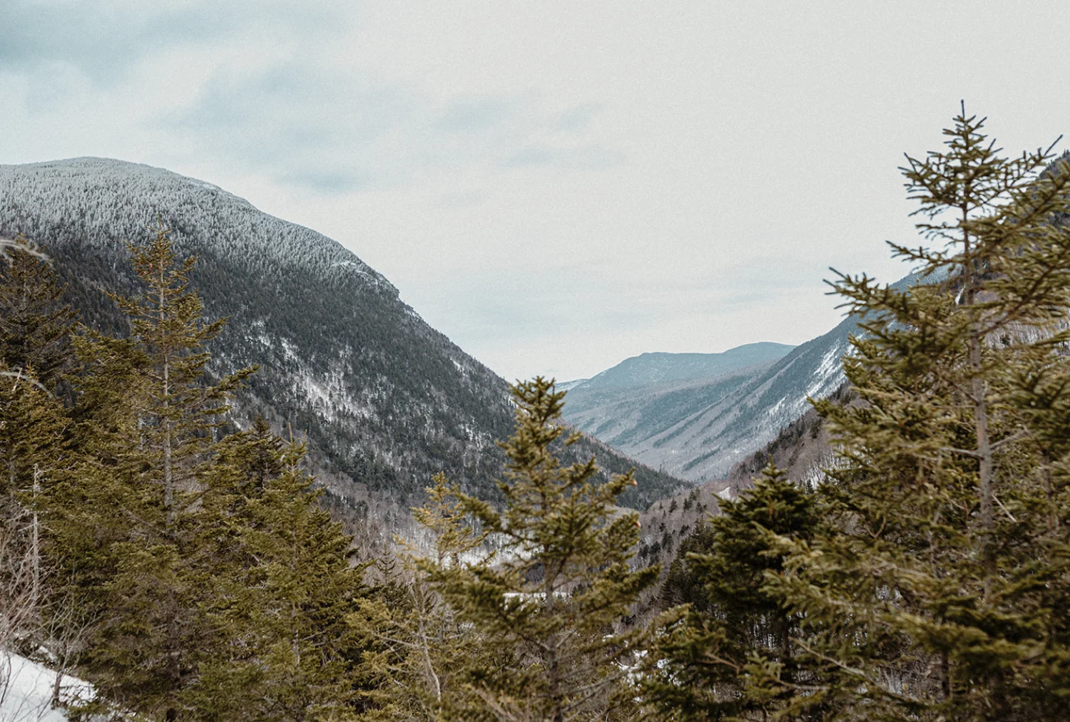 picture of snowy hills