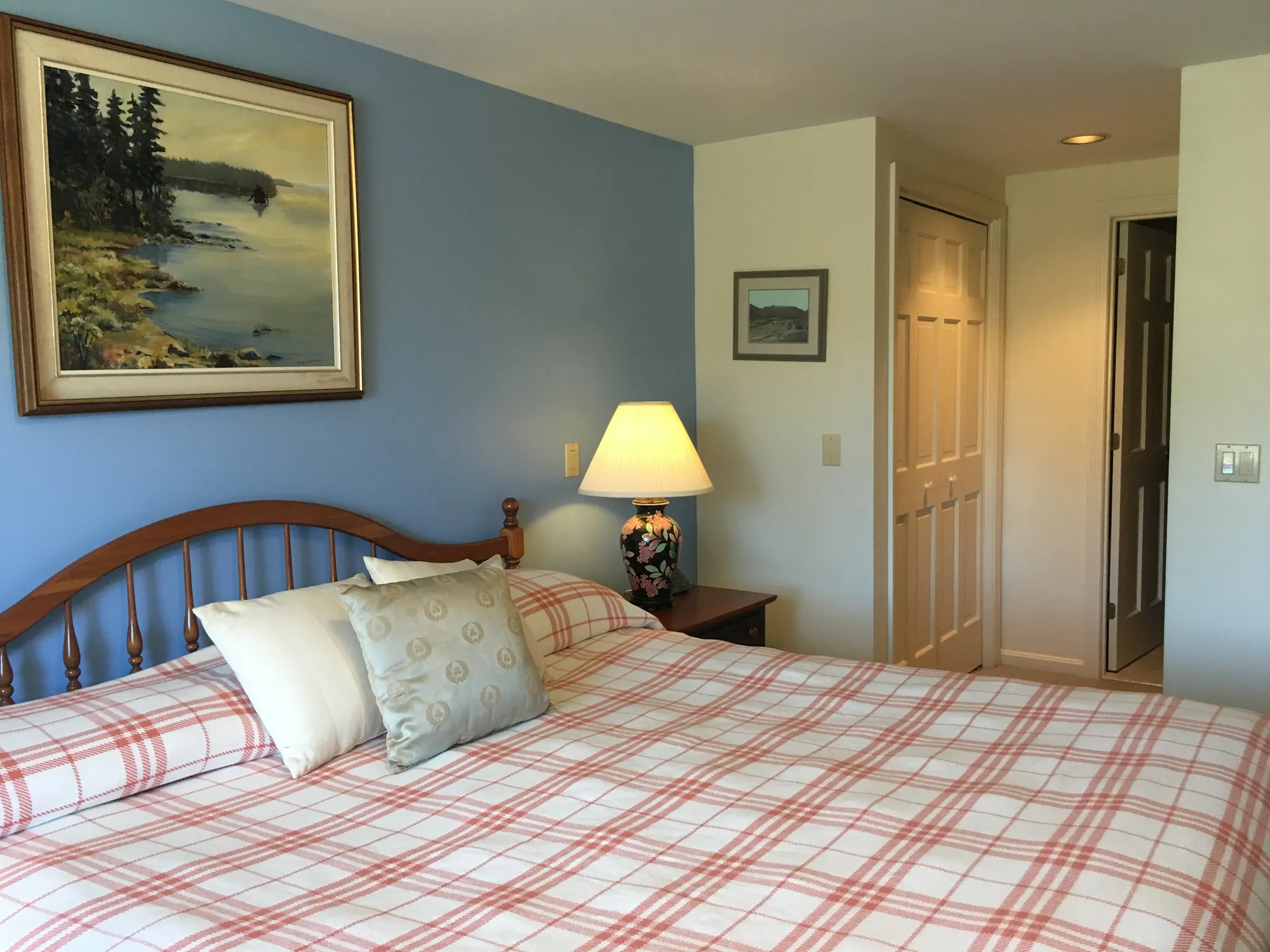 Condo bedroom at the Wentworth